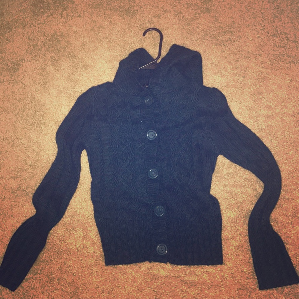 Button up sweater