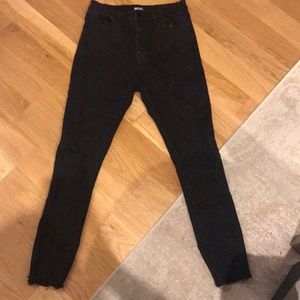 Black BDG High-rise ankle jeans