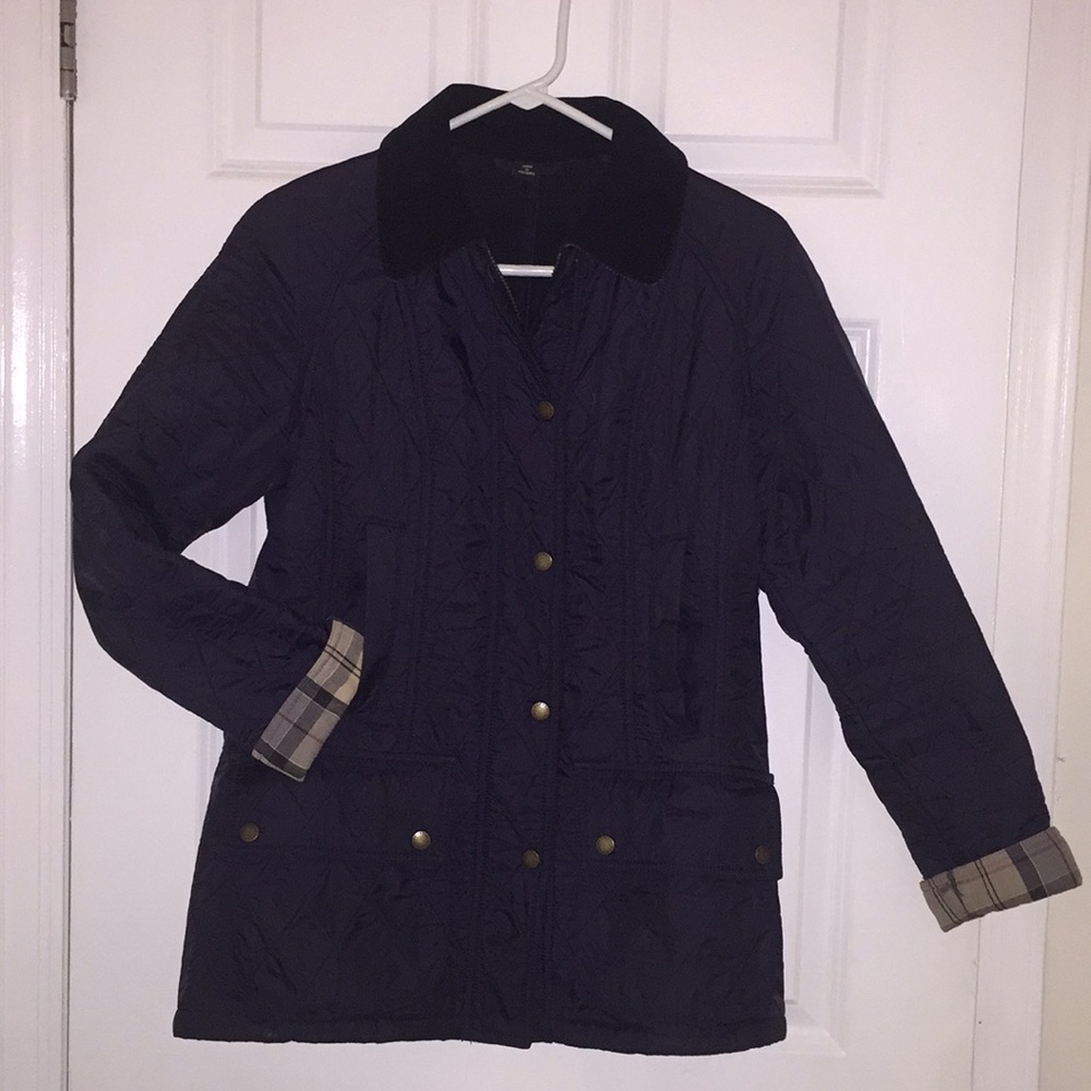 Barbour Beadnell Polarquilt Plaid Jacket