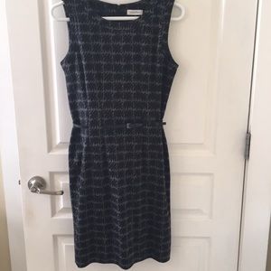 Calvin Klein dress with black belt