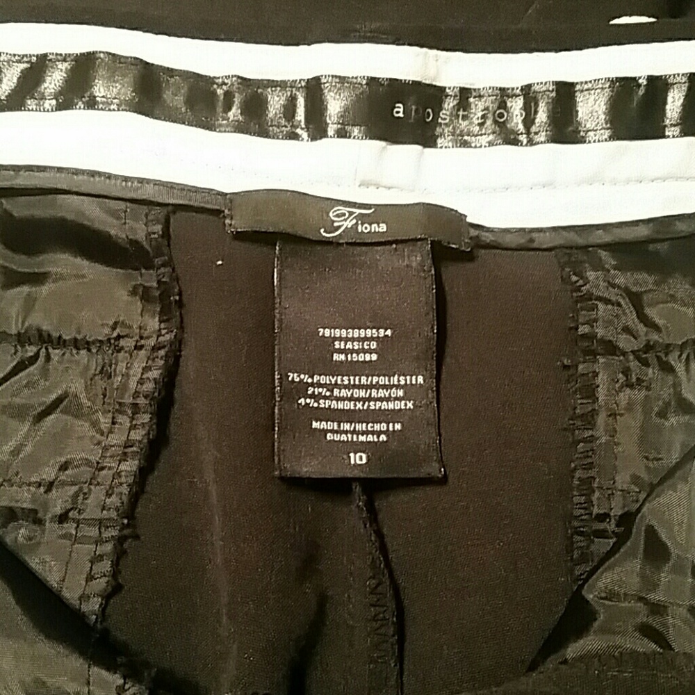 Black dress pants