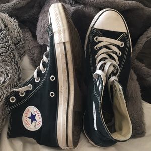High top black converse