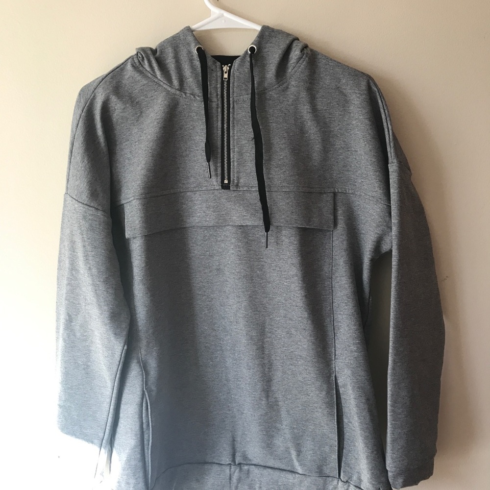 Gray hoodie