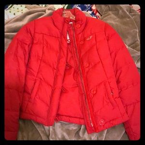 Hollister down feather jacket