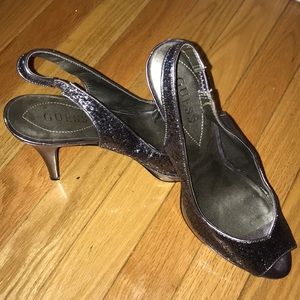 👠sparkling purple platform open toe shoes/sandals