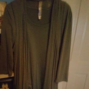 Dress custom made with vest