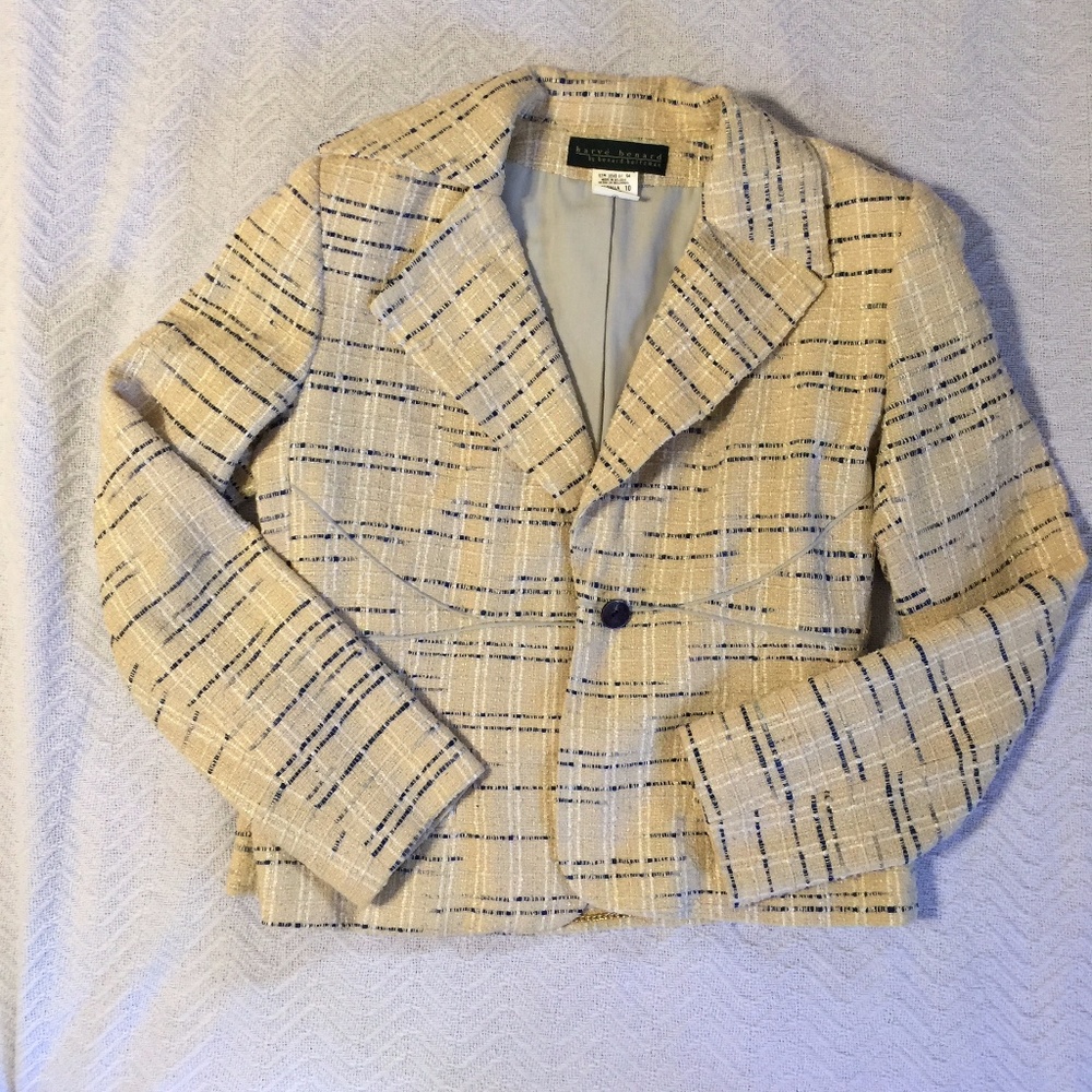 Beige Tweed Jacket