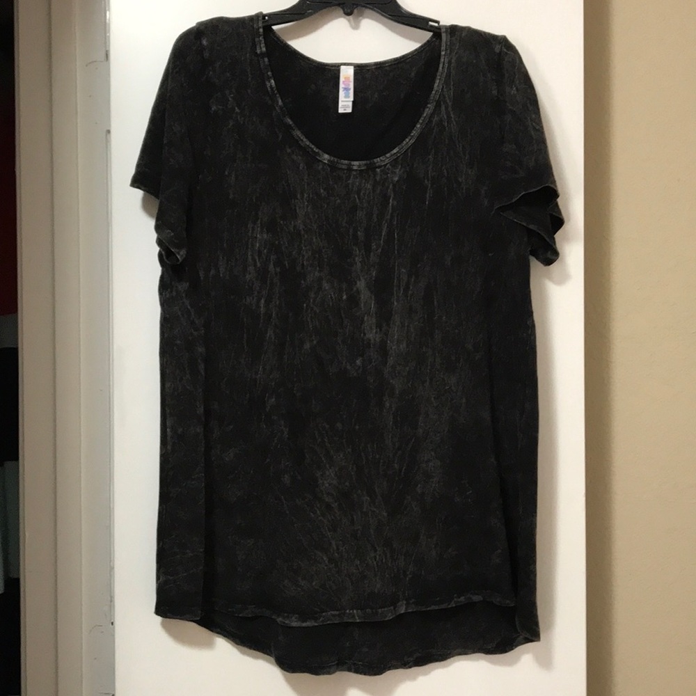 Lularoe XL acid wash classic tee
