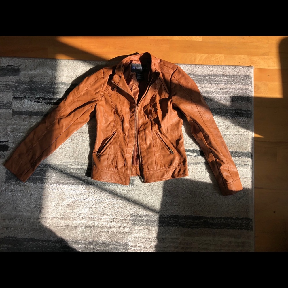 Size small faux leather jacket