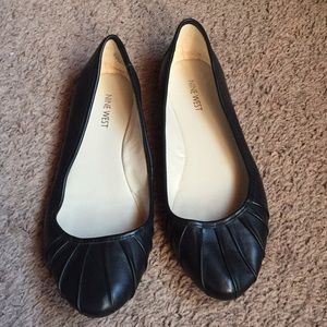 Nine West black ballet flats. Black size 10m