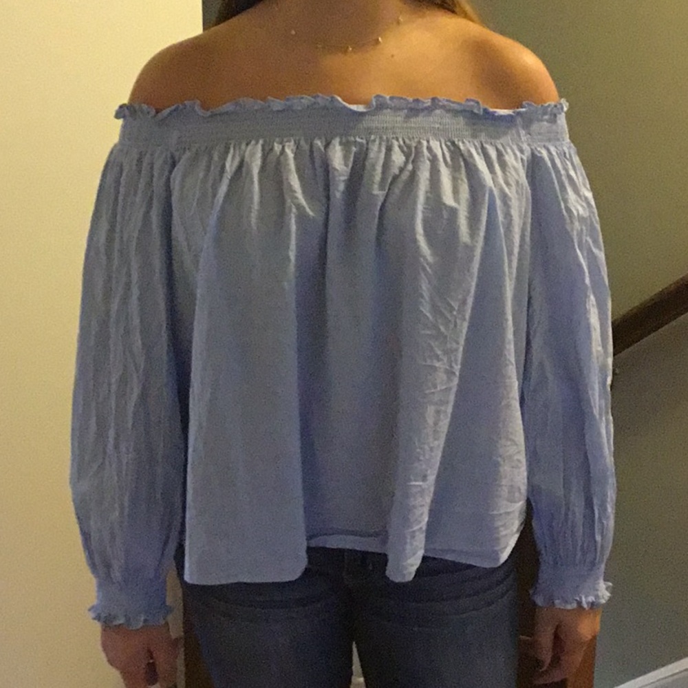 off the shoulder blouse
