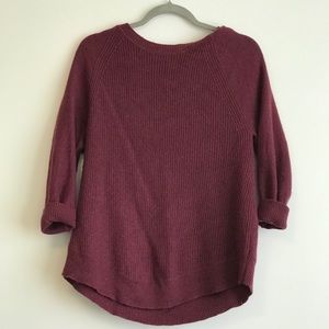 Maroon sweater