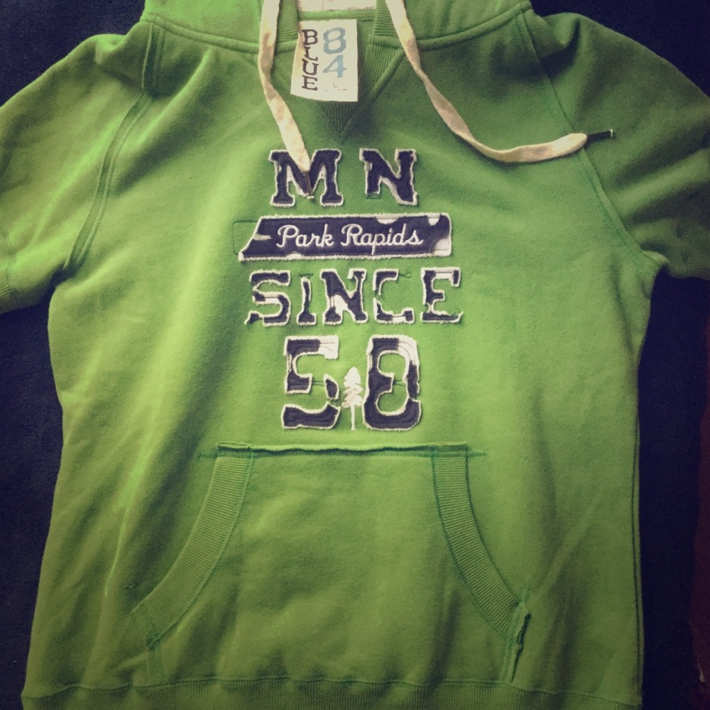 BLUE 84 Short Sleeved Hoodie