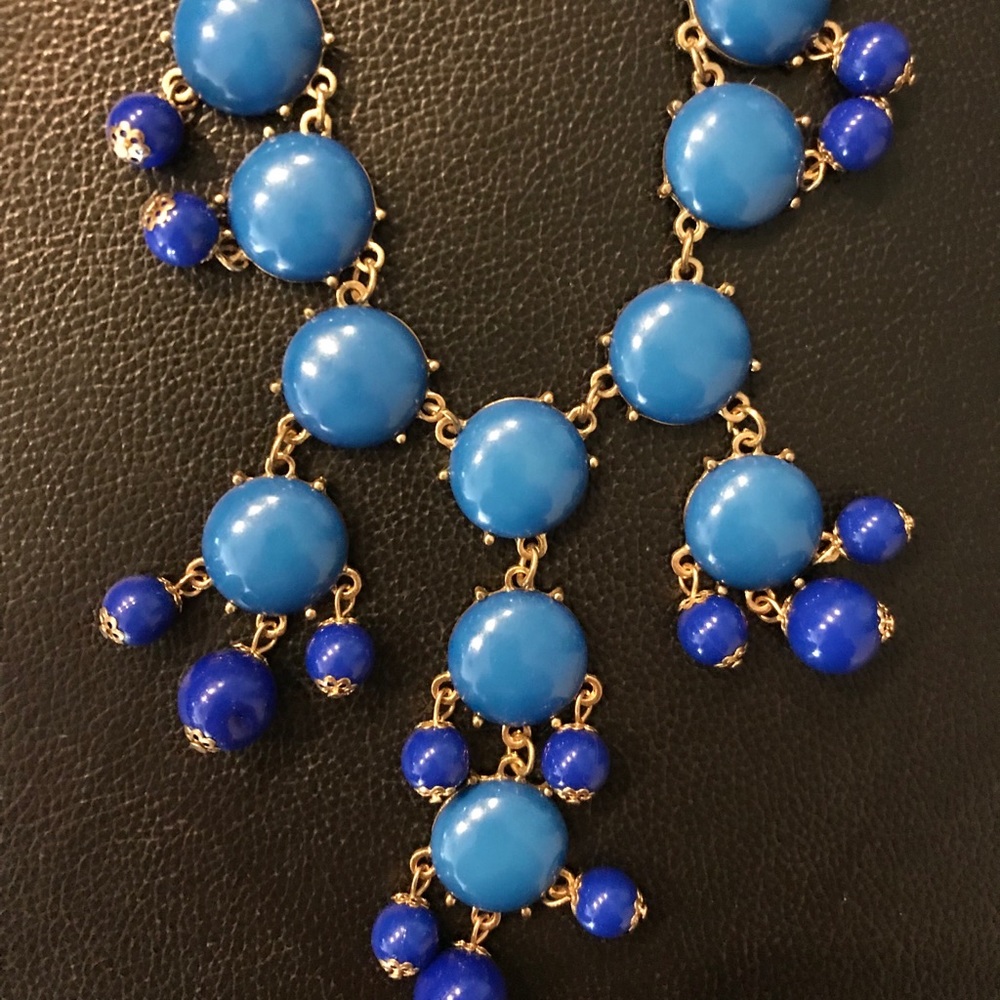 Blue classic bubble necklace