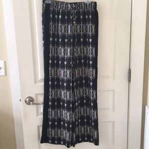 Black and white Philosophy palazzo pants