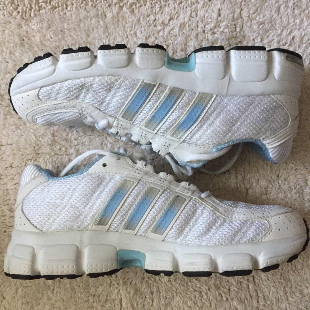 Adidas sneakers, blue/white, Size 8