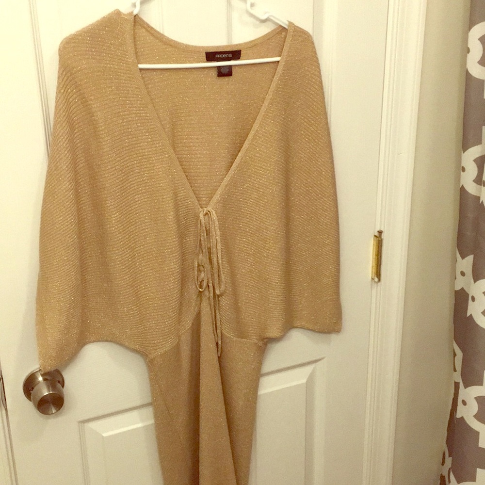 Arden B gold sweater dress