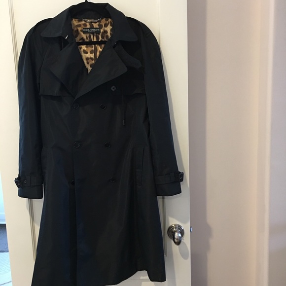 dolce gabbana trench coat