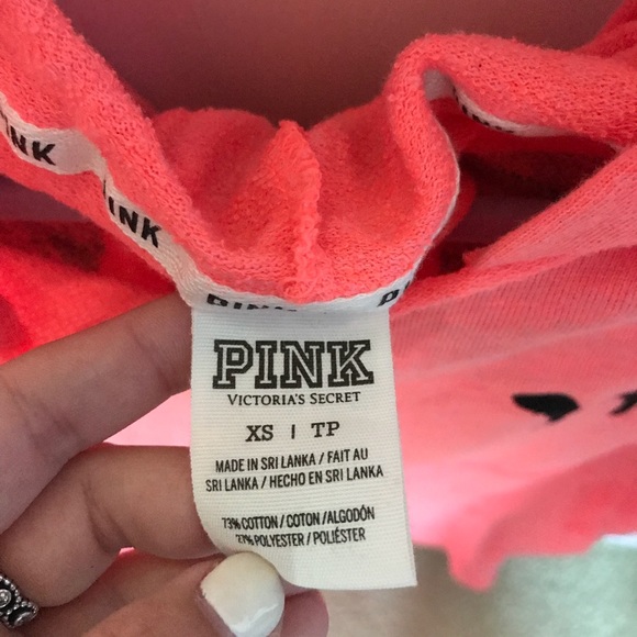 Coral colored VS PINK sweatshirt! - Picture 2 of 5