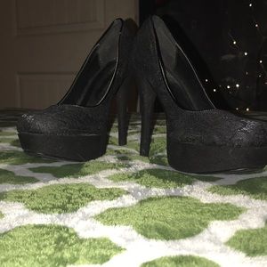 Black heels