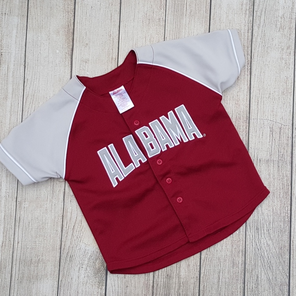 Size 4 Kids Alabama Jersey Button Up