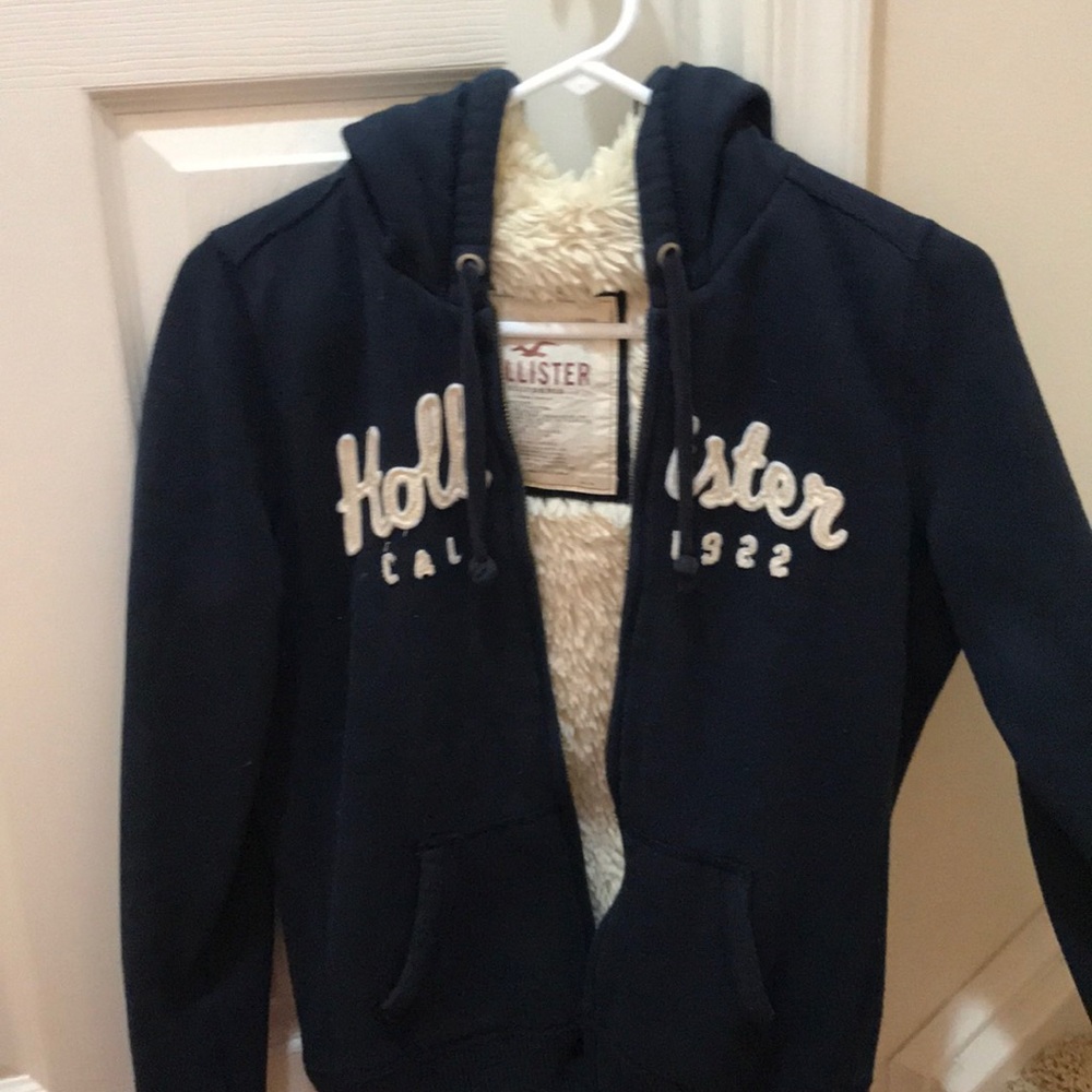 Authentic Hollister fur jacket.