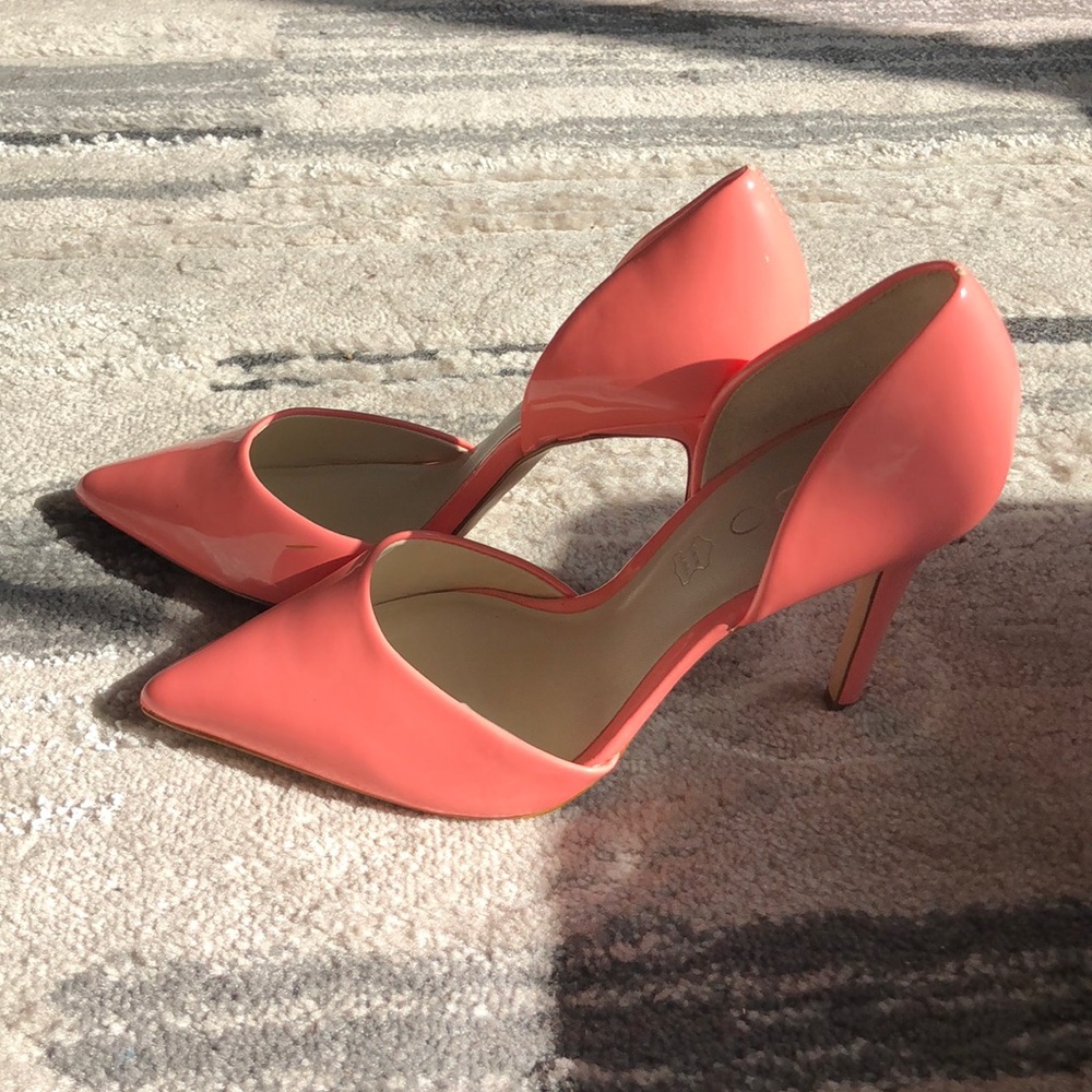 Aldo salmon colored heels size 6.5 Eur 37