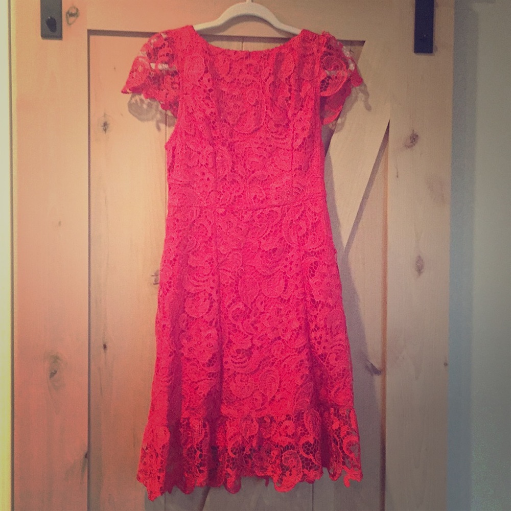 Beautiful Red Lace Dress