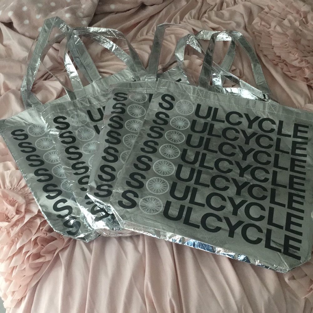 SoulCycle Silver Reusable Tote