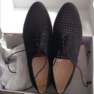 Bar III Gelsey Lace Up Oxford Flats - Size 10M