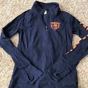 VS Pink Chicago Bears 1/4 zip