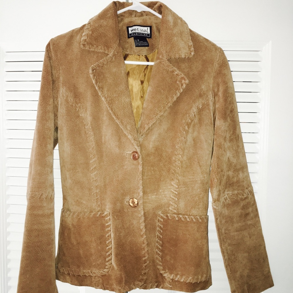 Brown Suede Coat