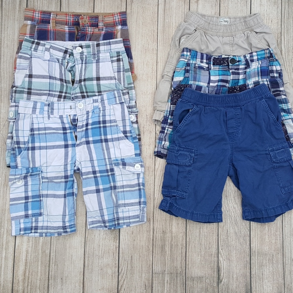 Lot of 6 Pairs of Boys Size 6 Shorts