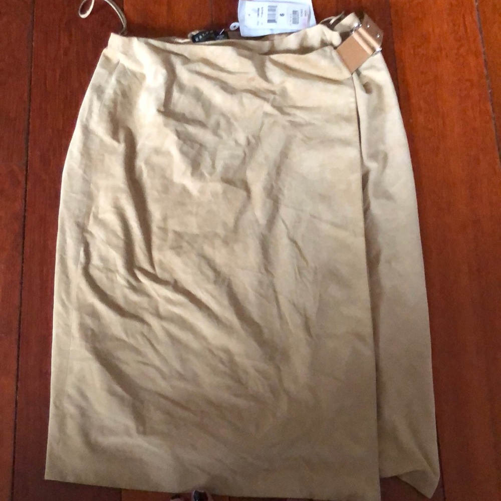 Ralph Lauren black label suede skirt -never worn!