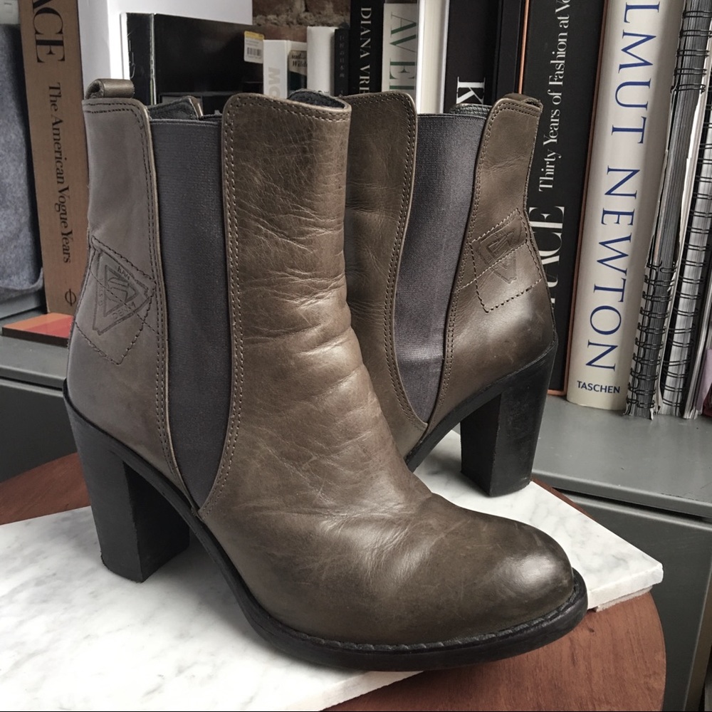 G-star raw leather ankle boots size 6