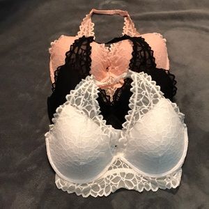 Like New PINK Victoria’s Secret Halter Bralettes