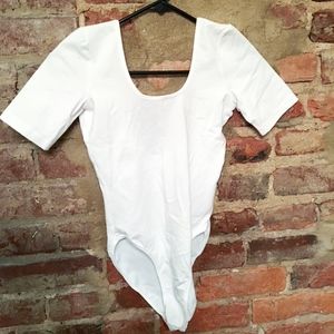 Short Sleeve T-Shirt Leotard Bodysuit