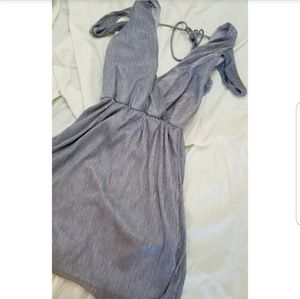 Charlotte Russe Silver Sparkly Dress