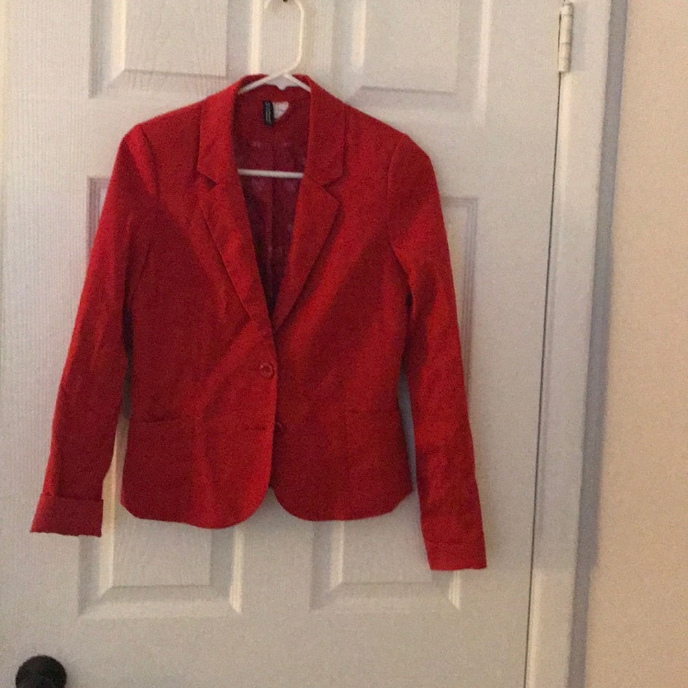 Red blazer