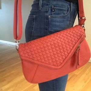 Leatherette Crossbody Bag