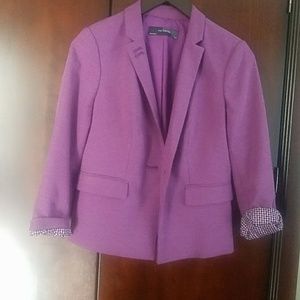 Purple blazer