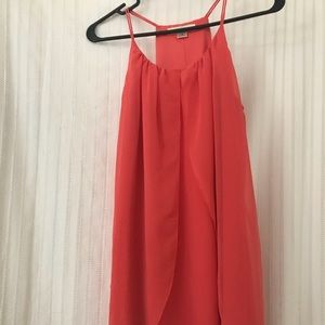 Coral dress