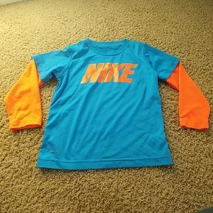 Boys Nike Dry Fit Long Tee