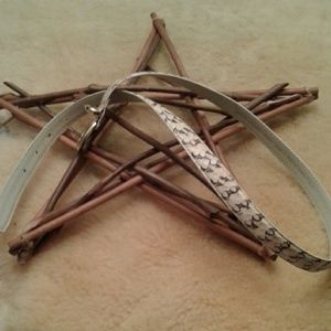 Jana vintage snakeskin belt sz L