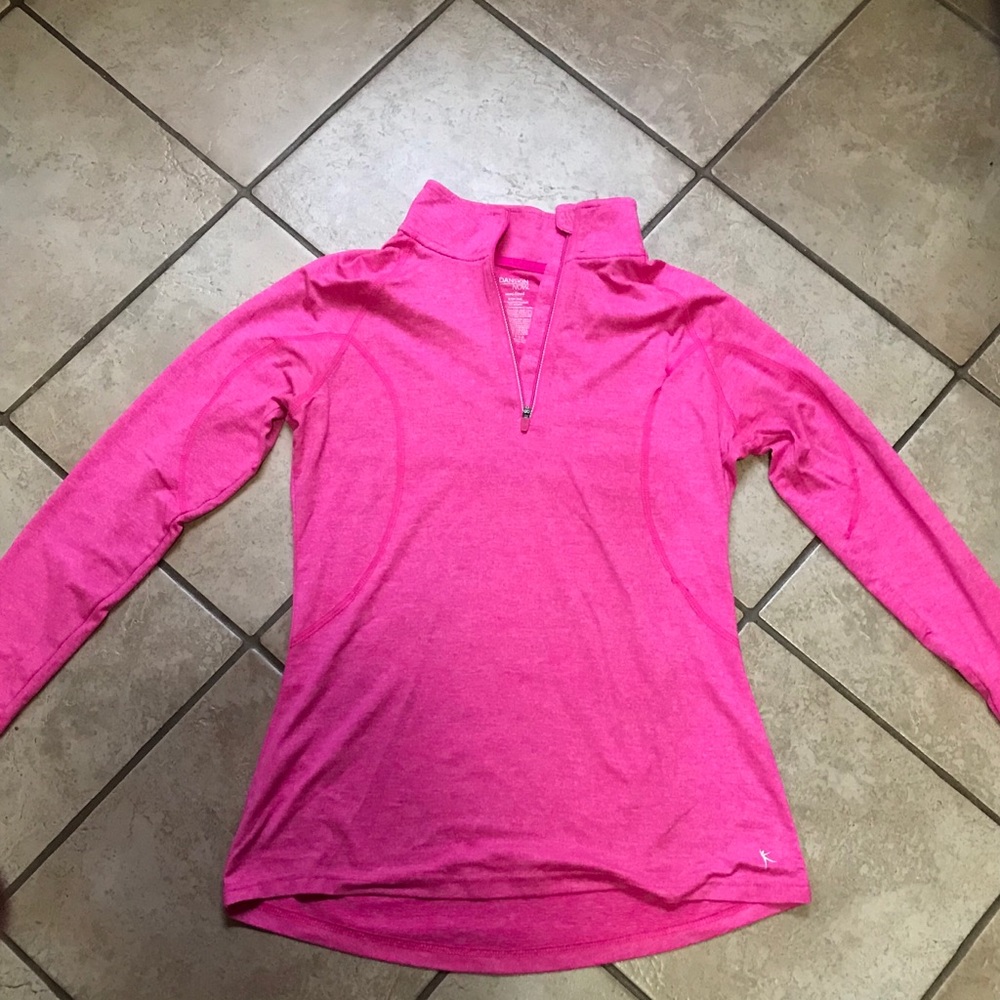 Danskin top hot pink yoga