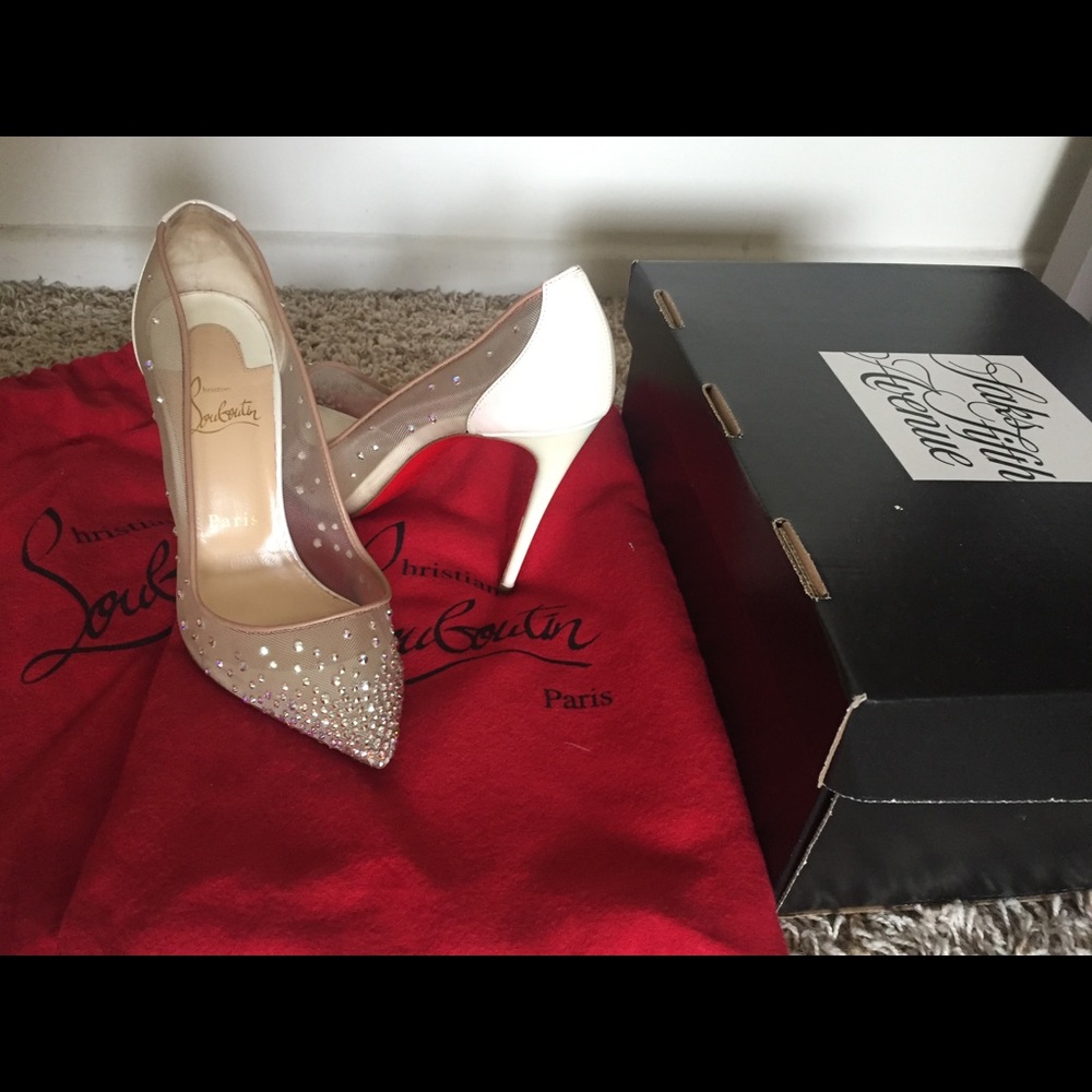 Christian Louboutin Follies Strass Pumps
