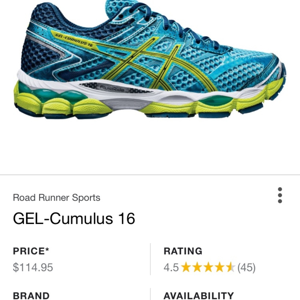 Women's asics size 6.5