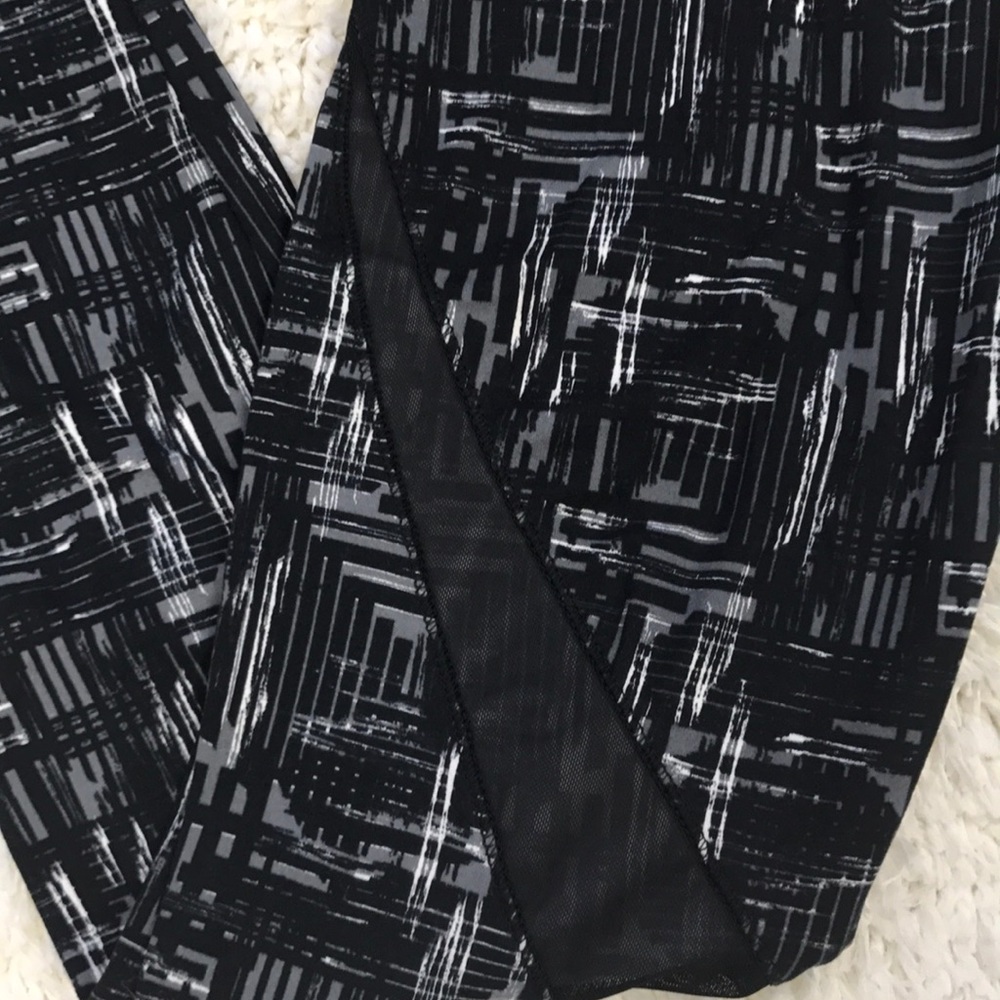Black Gray Workout Pants - Picture 2 of 2