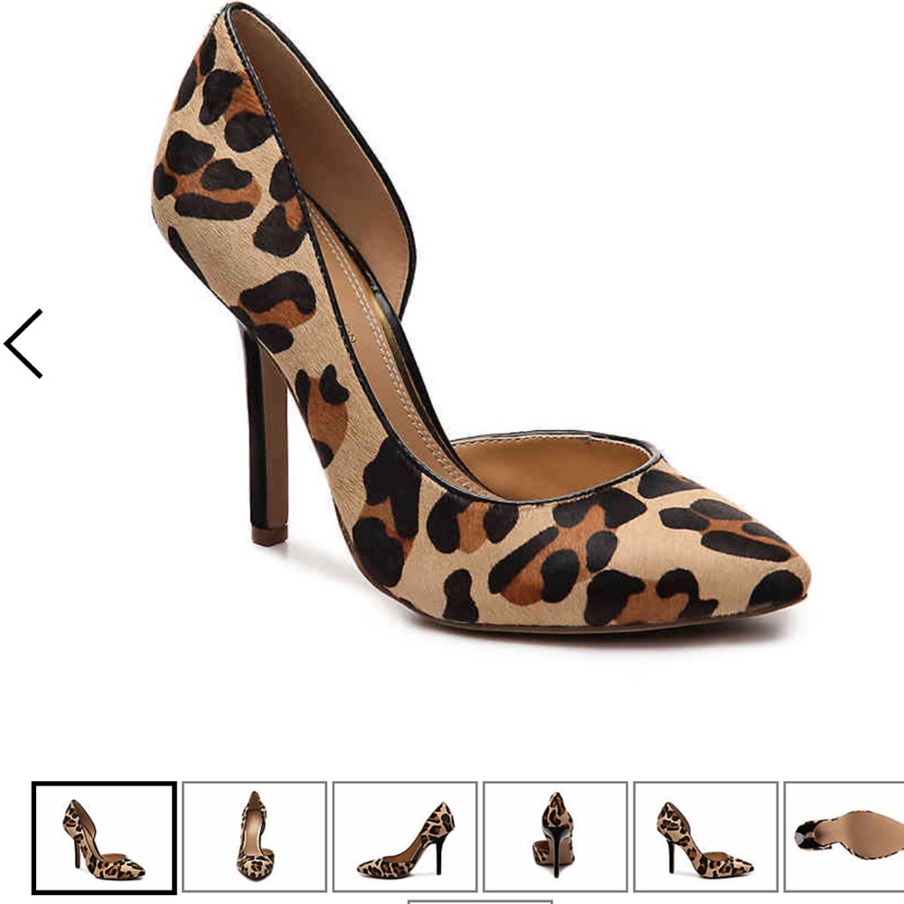 BCBG LEOPARD HEELS