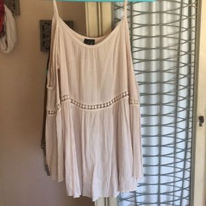 Cold shoulder flowy shirt